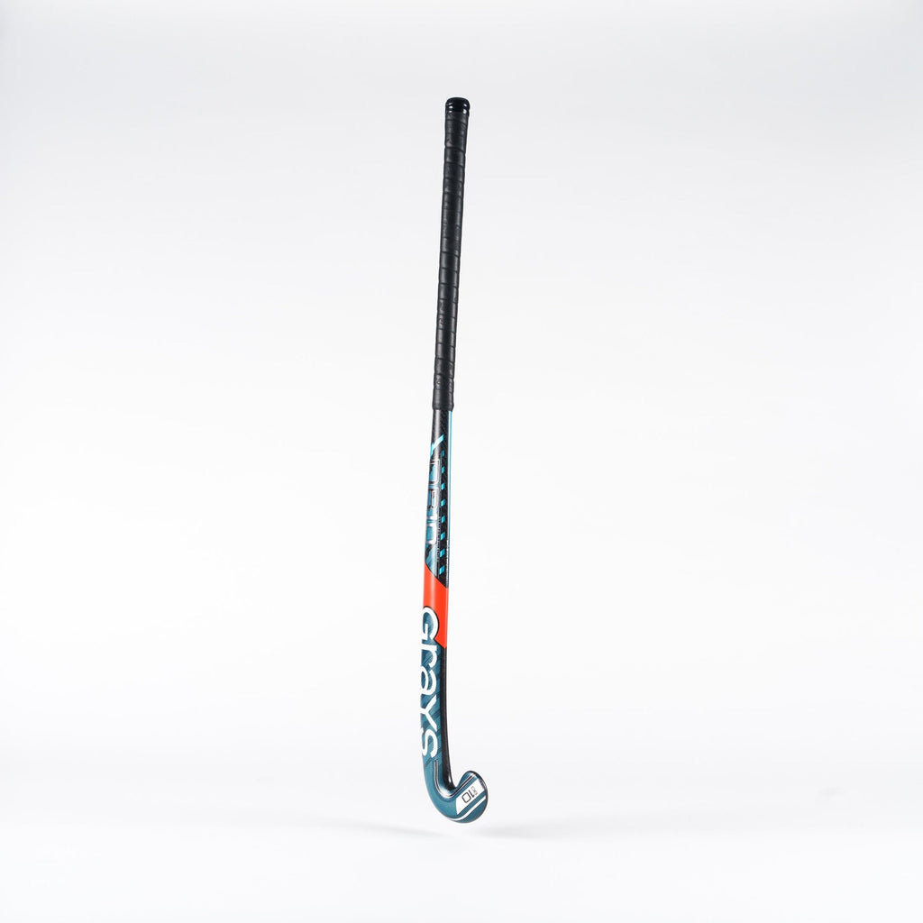 HABB25Composite Sticks Dynabow 10 MC Black Blue, Back Left