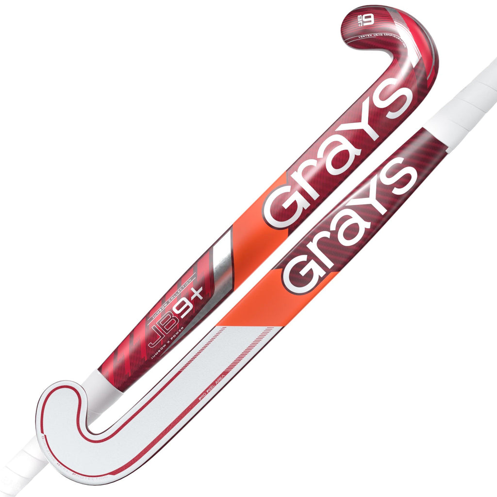 HABB26Composite Sticks JB9+ Jumbow Plus Hockey Stick Red & Silver
