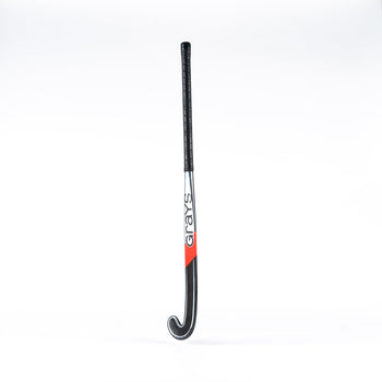 HABC25Composite Sticks Dynabow 9+ MC Black Silver, Face Left