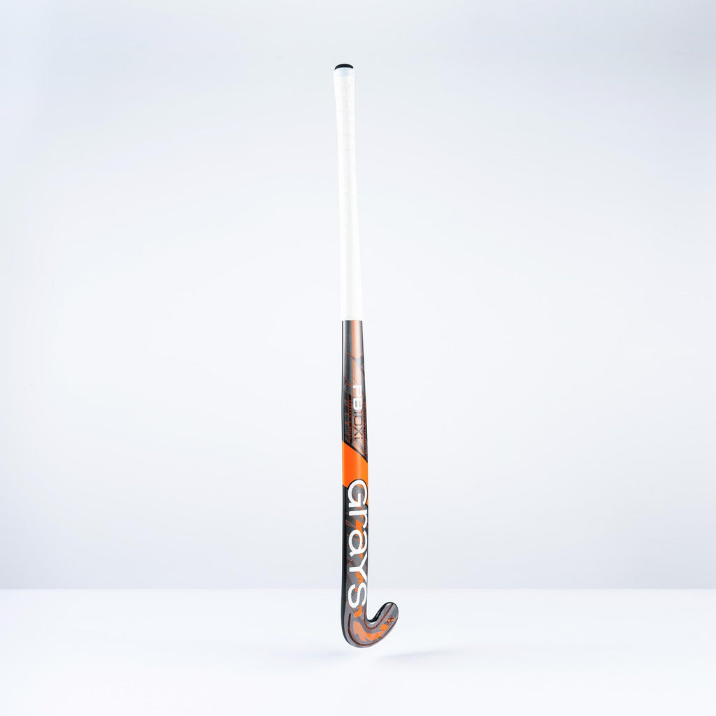 HAJA26Composite Sticks PB10Xi Probow Indoor Hockey Stick Black & Orange, Back Angle