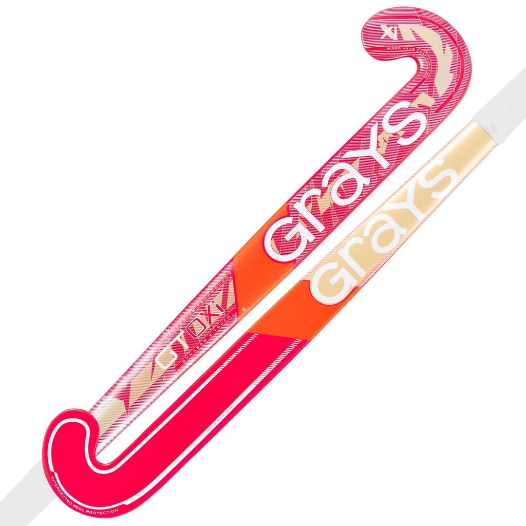 HAJL26Composite Sticks GT0Xi Indoor Hockey Stick Hot Red & Coral