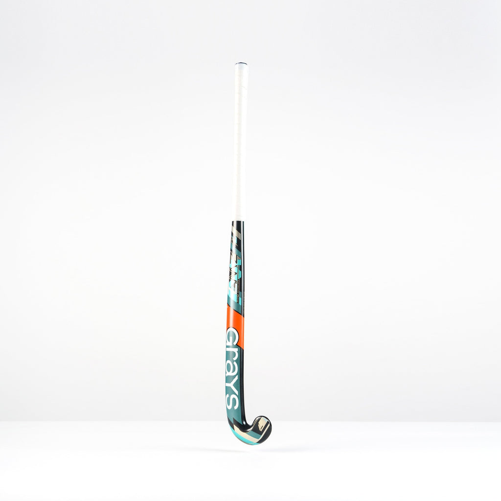 HAKA25Composite Sticks ZW7 Stick JB Maxi Black Aqua, Back Angle