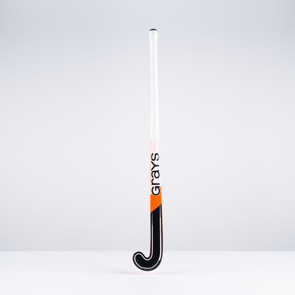 HBAP25Wooden Sticks DB5i Dynabow Wood Hybrid Indoor Hockey Stick Orange & White, Face