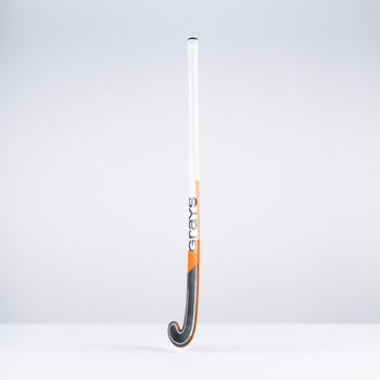 HBAP25Wooden Sticks DB5i Dynabow Wood Hybrid Indoor Hockey Stick Orange & White, Face Angle