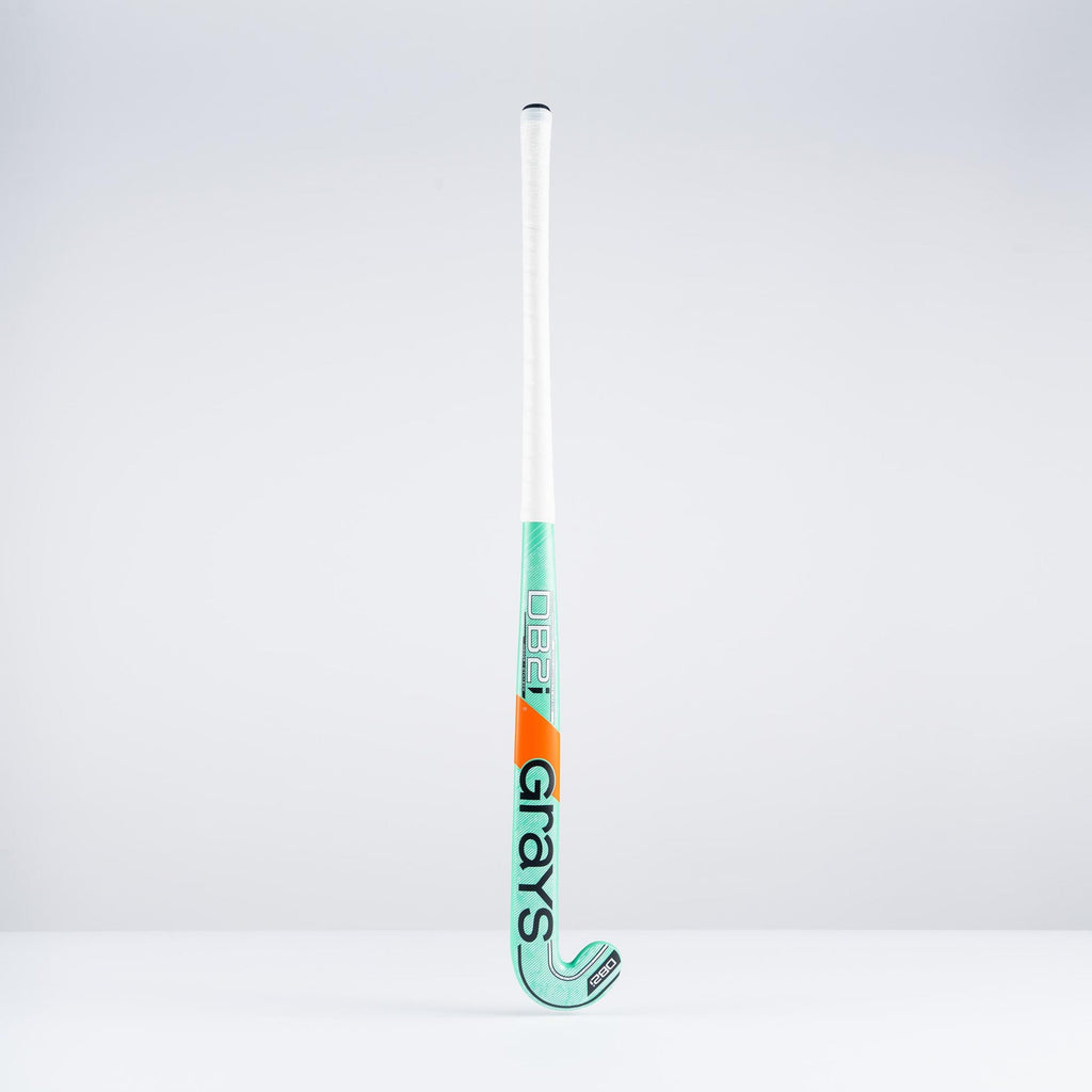 HBAS25Wooden Sticks DB2i Dynabow Wood Hybrid Indoor Hockey Stick Mint & White Back