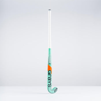 HBAS25Wooden Sticks DB2i Dynabow Wood Hybrid Indoor Hockey Stick Mint & White Back