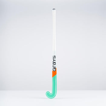 HBAS25Wooden Sticks DB2i Dynabow Wood Hybrid Indoor Hockey Stick Mint & White, Face