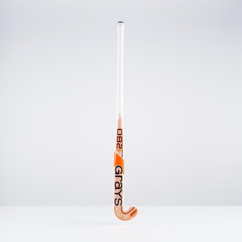 HBAS25Wooden Sticks DB2i Dynabow Wood Hybrid Indoor Hockey Stick White & Orange Back