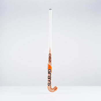 HBAS25Wooden Sticks DB2i Dynabow Wood Hybrid Indoor Hockey Stick White & Orange Back