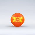 HDCB26Balls Nebula Novelty Hockey Ball Fluoro Orange