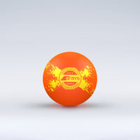 HDCB26Balls Nebula Novelty Hockey Ball Fluoro Orange