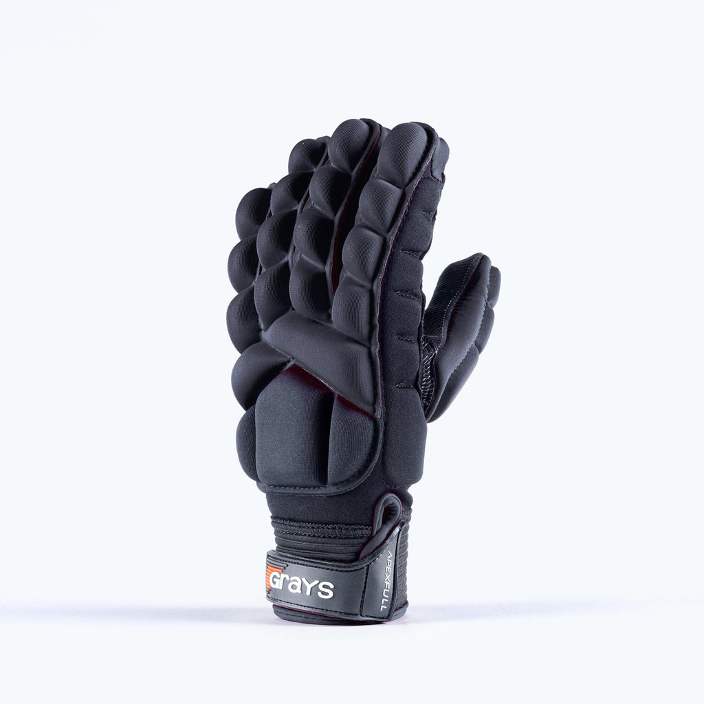 HGFA26Gloves Apex Full Hockey Glove Black