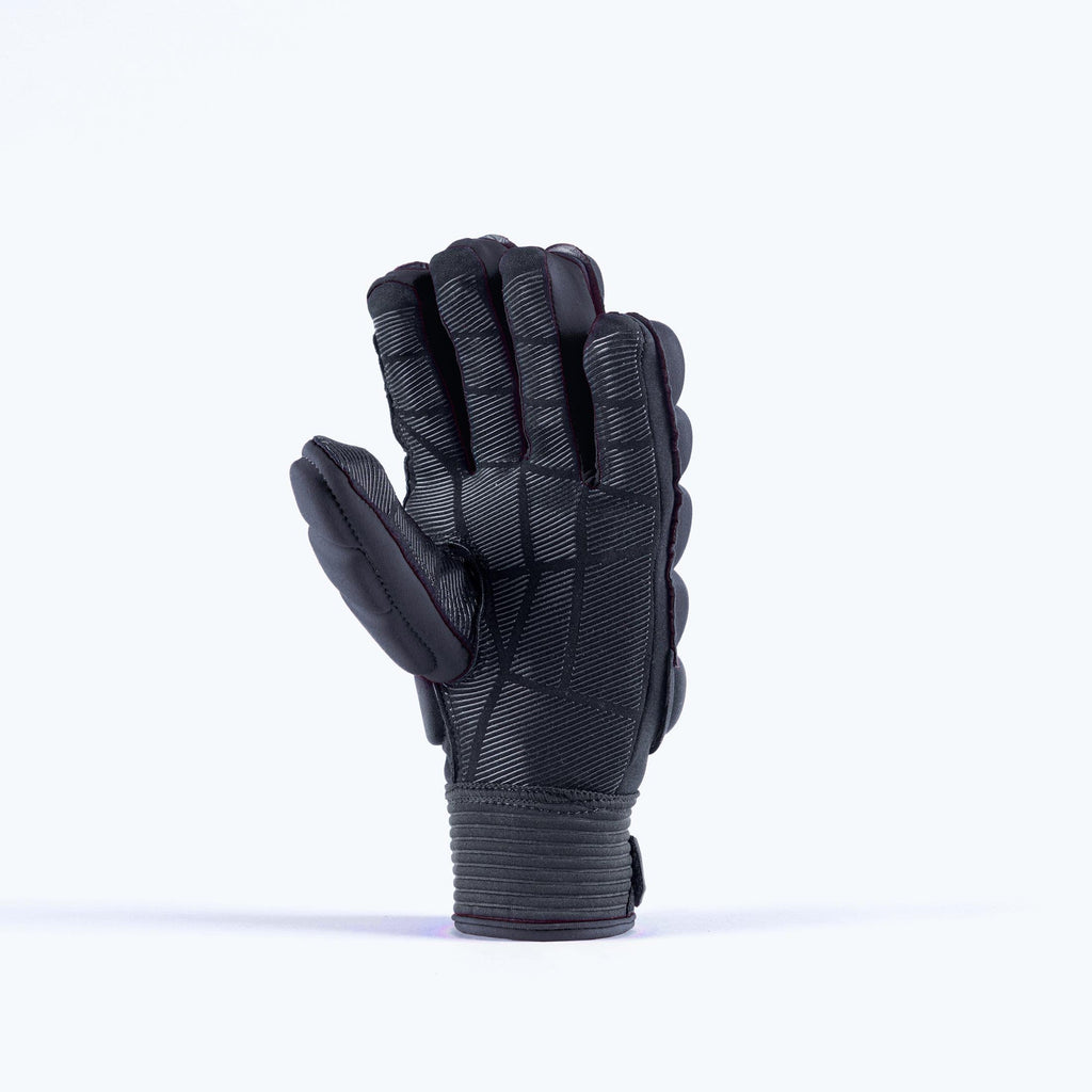 HGFA26Gloves Apex Full Hockey Glove Black, Palm