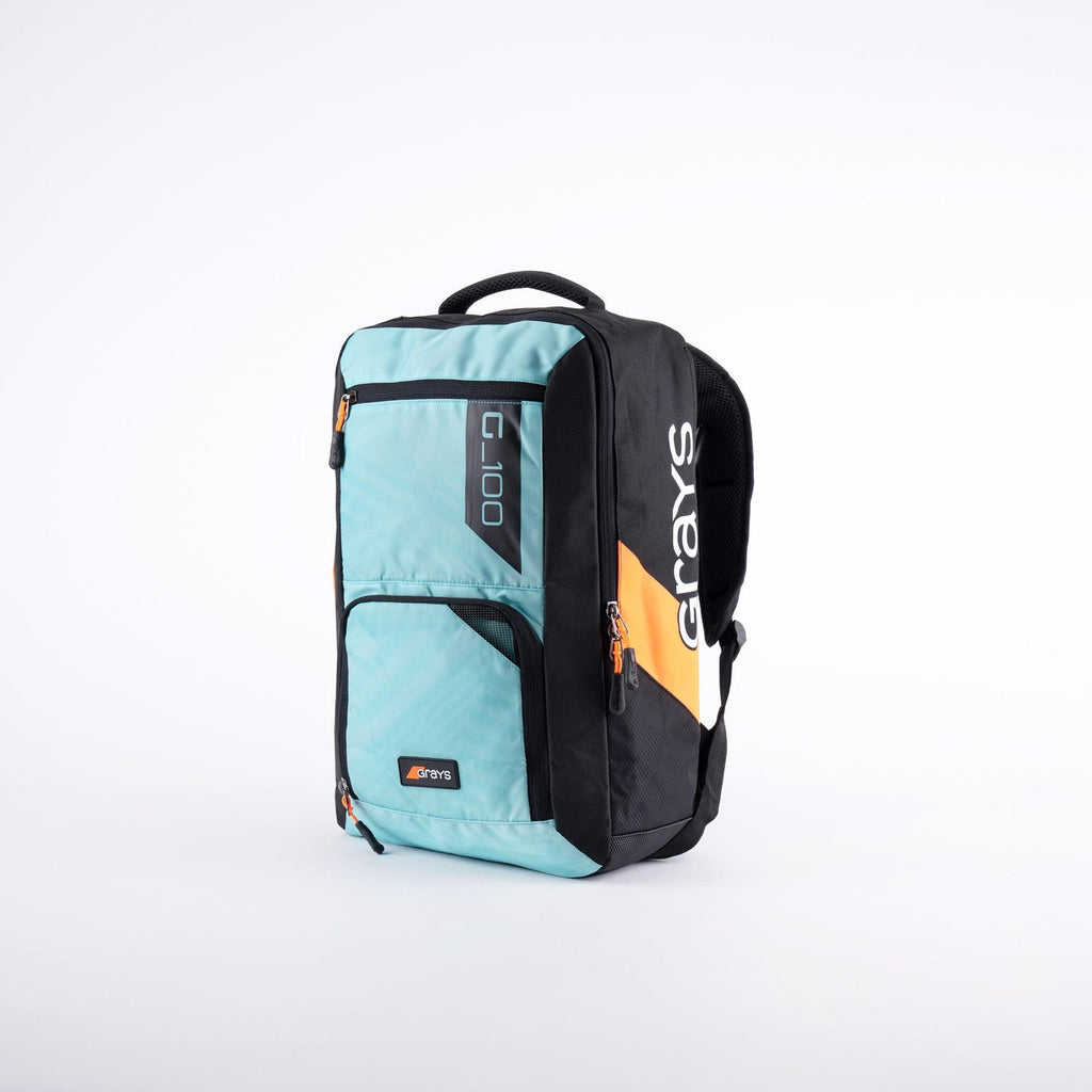 HHIA22Bags Rucksack G100 Black Aqua Front