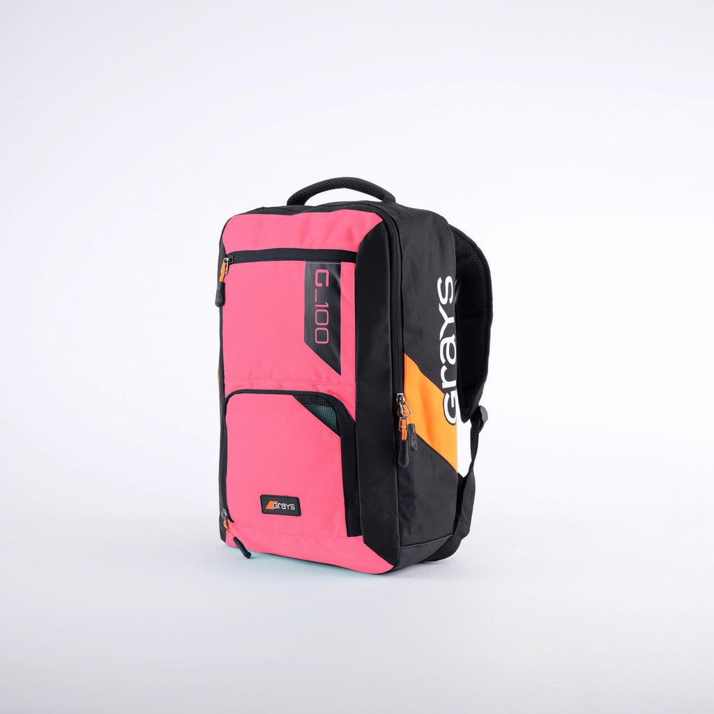 HHIA22Bags Rucksack G100 Black Pink Front